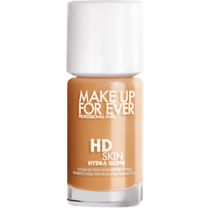 Make Up For Ever HD Skin Hydra Glow Hydrating Skincare Foundation with Hyaluronic Acid 3Y46 Warm Cinnamon