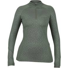 Base Layer Tops on sale Aubrion Revive LS Base Layer Green