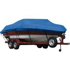 Tarp Frames & Boat Canopies Exact Fit Sunbrella Boat Cover for Ranger Boats Z 21 Commanche Z 21 Commanche Sc w/ Port Minnkota Troll Mtr O/B. Pacific Blue