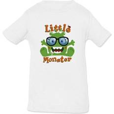 Smartprints Infant Cute Little Monster T-shirt - White