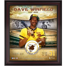 San Diego Padres Sports Fan Products Fanatics Authentic Dave Winfield San Diego Padres Framed 15" x 17" Hall of Fame Career Profile