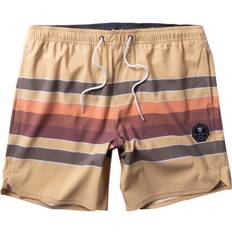 Yellow Swimming Trunks Vissla Men's Fist Bump 17.5" Ecolastic Shorts, Medium, Yellow