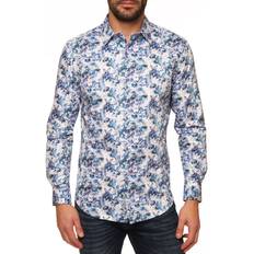 Robert Graham Ronson Classic Fit Floral Button Up Shirt - Blue