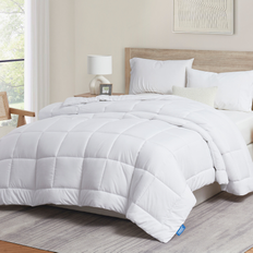 Twin Duvets Nestl Premium All Season Quilted Down Alternative Duvet White