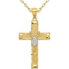 14k gold cross necklace • Compare & see prices now »