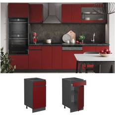 Küchenschubladen & Schrankböden VICCO R-Line Modular Kitchen Drawer Base Sideboard 40cm Anthracite