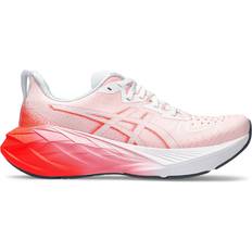 Asics Damen Schuhe Asics Novablast 4 W - White/Sunrise Red