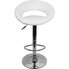 AMSTYLE Adjustable Design White Barstol 102cm