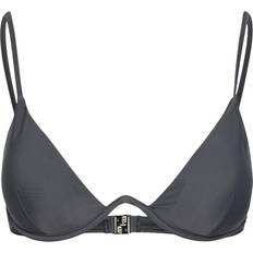 Grå - L Badetøy Pieces Pcanni Bikini Top