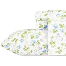 Blue - King Bed Sheets Laura Ashley Soft Sateen Bed Sheet Blue (274.3x259.1)