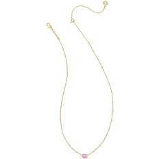 Kendra Scott Necklaces Kendra Scott Mini Elisa Satellite Pendant Necklace - Gold/Pink