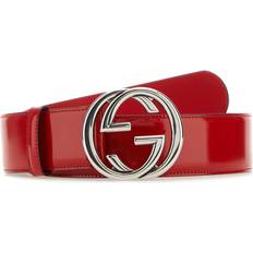 Gucci Red Accessories Gucci Red Leather Blondie Belt