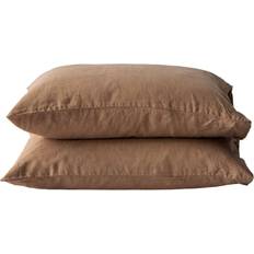 Lin Putetrekk Tell Me More Stonewashed Pillow Case Brown (60x)