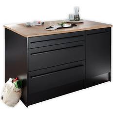 Tische Stella Trading Jazz Modern Kitchen Island Black Tisch