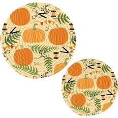 Dreamstime Pumpkins Ferns Trivet 2