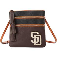 San Diego Padres Sports Fan Products Dooney & Bourke San Diego Padres Infield Triple Zip Crossbody Purse