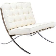 Leisuremod Pavilion Ivory Lounge Chair 17.5"