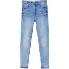 Stradivarius 1400 Regular Waist Skinny Jeans - Blue Denim