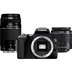 EF-S 18–55 mm f/3.5-5.6 III DSLR-Kameras Canon EOS 250D + 18-55mm III + 75-300mm III