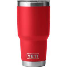 Yeti Rambler with Magslider Lid Rescue Red Travel Mug 30fl oz