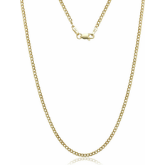 Private Label Solid Cuban Chain Necklace - Gold