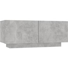 vidaXL 3082769 Concrete Grey Nachttisch 35x100cm