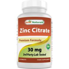 Best Naturals Zinc Citrate 30 mg 120