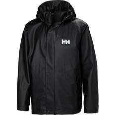 Trykknapper Regnjakker Helly Hansen Junior Moss Rain Jacket - Black (41674-990)