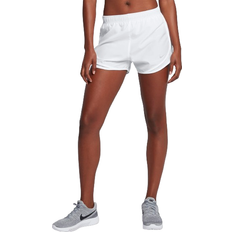 Nike White Shorts Nike Tempo Women's Brief-Lined Running Shorts - White/Wolf Grey