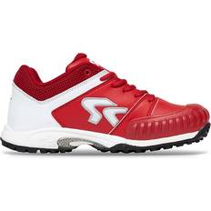 Women Baseball Shoes RIP-IT Women's Ringor Flite Pitching Softball Turf Shoes 9.5 Red/White