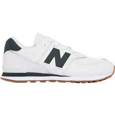 New Balance Big Kid's 574 - White/Grey