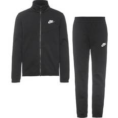 164 Kinderbekleidung Nike Older Kid's Sportswear Tracksuit - Black/Black/White (FD3067-010)