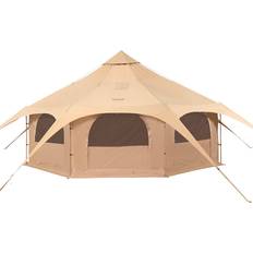 Vevor Yurt Tent TC Cotton and Heavy Duty Iron Poles with an Oxford Cloth Groundsheet