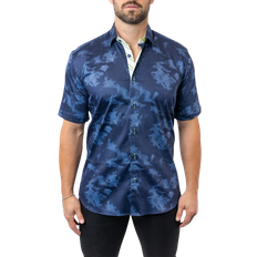 Galileo Men's Night Sky Sport Shirt - Blue