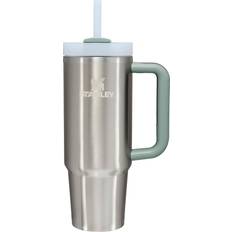 Stainless Steel Cups & Mugs Stanley Quencher H2.0 FlowState Brushed Stainless Travel Mug 30fl oz