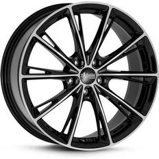 17" - 5/114,3 - 7,5" Autofelgen OXXO WHEELS PREDATOR BLACK black polished 7.5Jx17 5x114.3 ET45