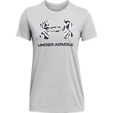 Under Armour Women's Rival Logo Short Sleeve T-shirt - Mod Grey/Black
