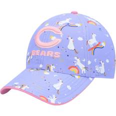 Sportswear Garment Caps Children's Clothing '47 Girls Preschool Purple Chicago Bears Unicorn Clean Up Adjustable Hat