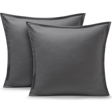 Gray Pillow Cases Bare Home Double Brushed Pillow Case Gray