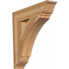 Columns, Dentils & Corbels Ekena Millwork 6 W H Thorton Traditional Rough Sawn Bracket Red Cedar