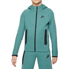 M Hoodies Nike Older Kids' Sportswear Tech Fleece Full Zip Hoodie - Bicoastal/Black (FD3285-361)
