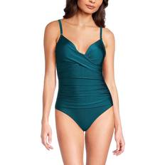 Calvin Klein Women Swimwear Calvin Klein Women's Twist Tankini One Piece Swimsuit Cyp Shimmer