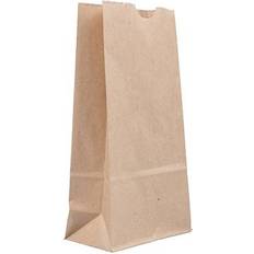 Kitchen Accessories Jam Paper Kraft Lunch Bags 4.1x8x2.3 Brown 500/Box Small Plastic Bag & Foil