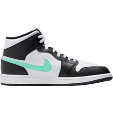 Multicolored Sneakers Nike Air Jordan 1 Mid M - White/Black/Green Glow