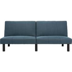Safavieh Astoria Convertible Blue/ Black Sofa 71.6"