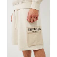 True Religion Men - White Pants & Shorts True Religion Men's Mix Media Cargo Short White
