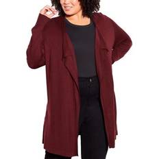 Avenue Women Cardigans Avenue CARDI CORINA Plum Plum