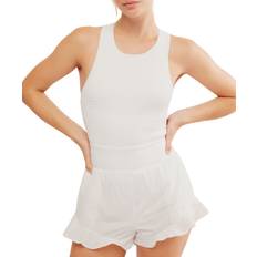 White - Women Jumpsuits & Overalls FP Movement Women's Breathless Shortsie, Medium, White