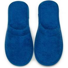 Slippers Arus Women's Terry Cotton Spa Bath Slippers Royal Blue