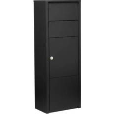 MEFA Hazel Parcel Box 477 Ruko Lock - Black